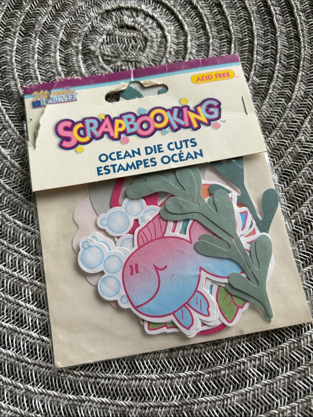 ❤️$9 Memories Forever Scrapbooking Ocean Die Cuts
